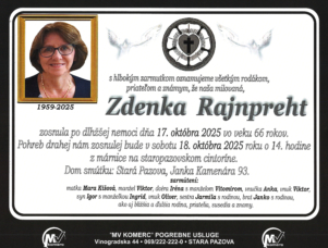 smrtovnica Zdenka Rajnpreht 20+1