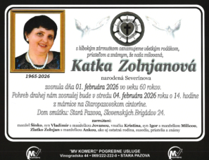 smrtovnica Katka Zolnjan 20+1