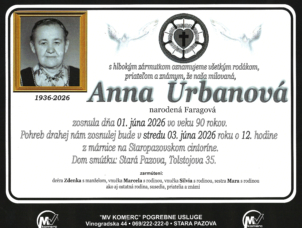Umrlica Anna Urban 19 + 1 sajtjpg